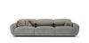 Chenille Fleece Foldable Backrest 5-Seater Sofa/2-Seater Sofa